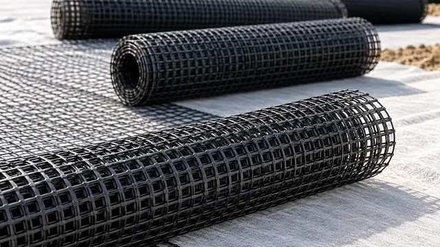 Укладка геосетки